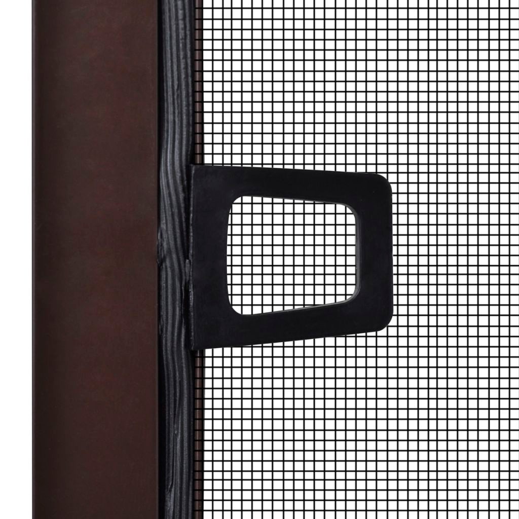 Brown Insect Screen for Windows 100 x 120 cm
